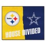 Picture of NFL House Divided - Steelers / Cowboys House Divided Mat