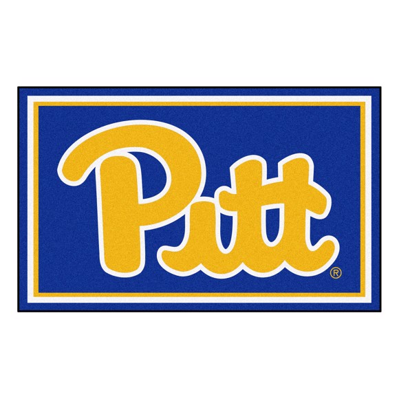 Picture of Pitt Panthers 4X6 Plush Rug
