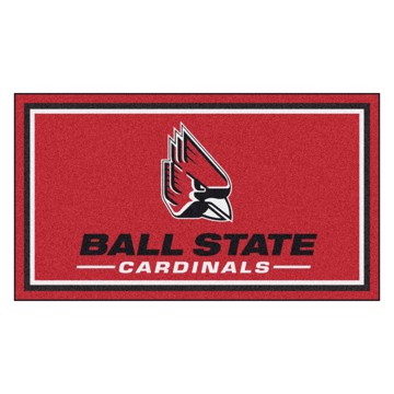 Picture of Ball State Cardinals 3X5 Plush Rug