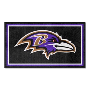 Picture of Baltimore Ravens 3X5 Plush Rug