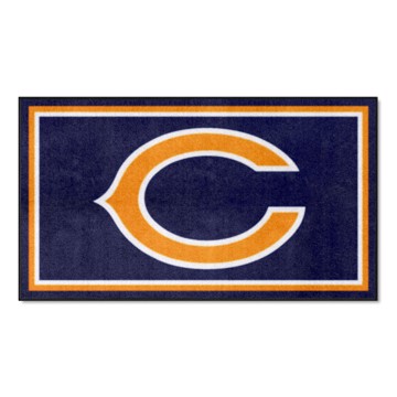 Picture of Chicago Bears 3X5 Plush Rug