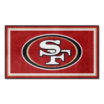 Picture of San Francisco 49ers 3X5 Plush Rug