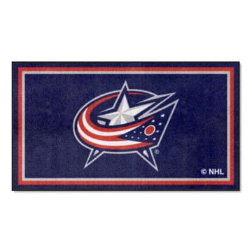 Picture of Columbus Blue Jackets 3X5 Plush Rug