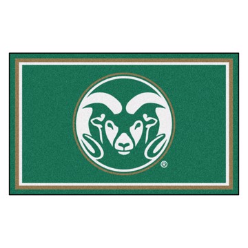 Picture of Colorado State Rams 4X6 Plush Rug