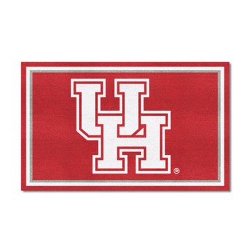 Picture of Houston Cougars 4X6 Plush Rug