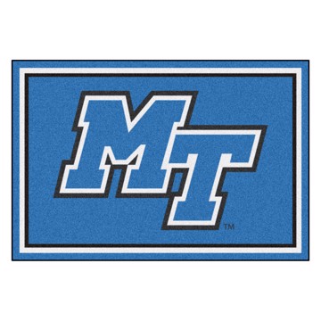 Picture of Middle Tennessee Blue Raiders 5X8 Plush Rug