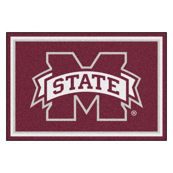 Picture of Mississippi State Bulldogs 5x8 Rug