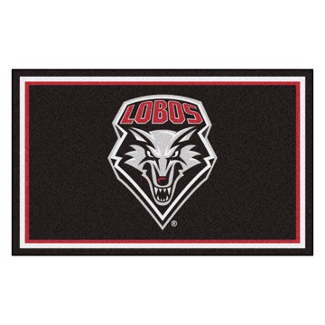 Picture of New Mexico Lobos 4X6 Plush Rug