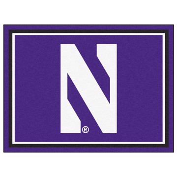 Picture of Northwestern Wildcats 8X10 Plush Rug