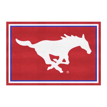 Picture of SMU Mustangs 5X8 Plush Rug