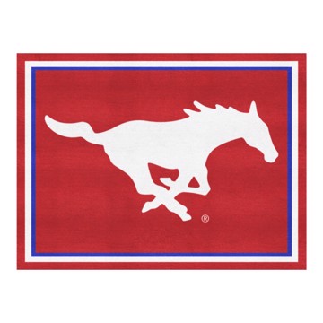 Picture of SMU Mustangs 8X10 Plush Rug