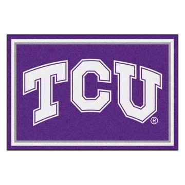Picture of TCU Horned Frogs 5X8 Plush Rug