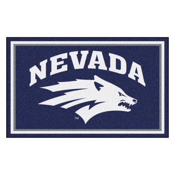 Picture of Nevada Wolfpack 4X6 Plush Rug