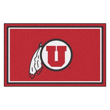 Picture of Utah Utes 4X6 Plush Rug