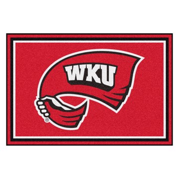 Picture of Western Kentucky Hilltoppers 5X8 Plush Rug