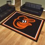 Picture of Baltimore Orioles 8X10 Plush Rug