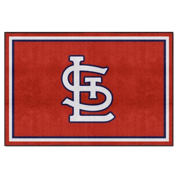 Picture of St. Louis Cardinals 5X8 Plush Rug