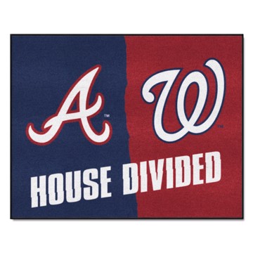 Picture of MLB House Divided - Braves / Nationals House Divided Mat