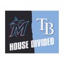 Picture of MLB House Divided - Marlins / Rays House Divided Mat
