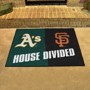 Picture of MLB House Divided - Athletics / Giants House Divided Mat