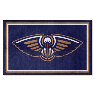 Picture of New Orleans Pelicans 4X6 Plush Rug