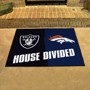 Picture of NFL House Divided - Broncos / Raiders House Divided Mat