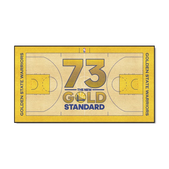 Picture of Golden State Warriors - 73 NBA Court Large Runner