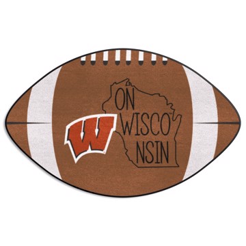 Picture of Wisconsin Badgers Southern Style Football Mat