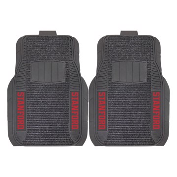 Picture of Stanford Cardinal 2-pc Deluxe Car Mat Set