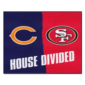 Picture of House Divided - Bears / 49ers House Divided Mat