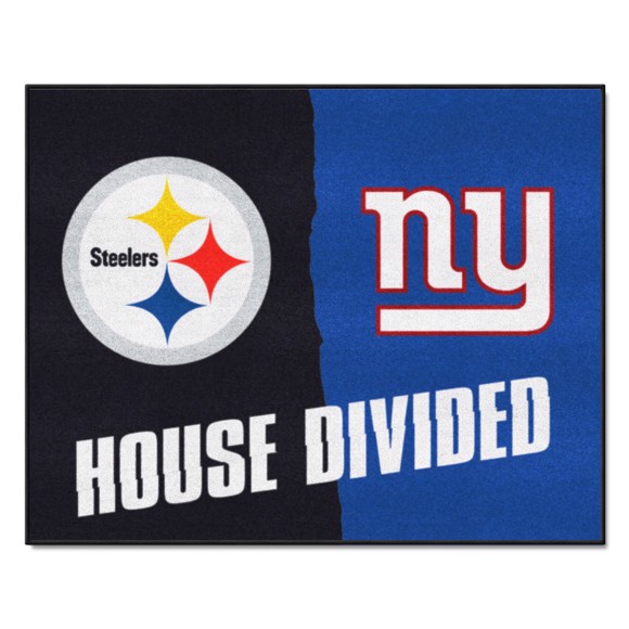 Picture of NFL House Divided - Steelers / Giants House Divided Mat