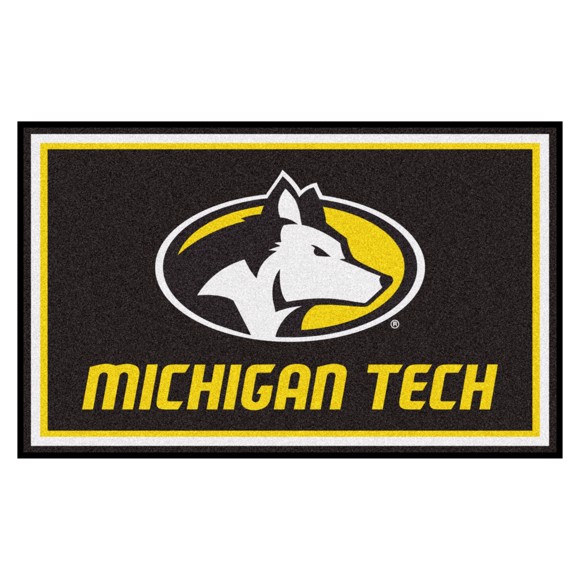 Picture of Michigan Tech Huskies 4x6 Rug