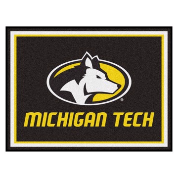 Picture of Michigan Tech Huskies 8x10 Rug
