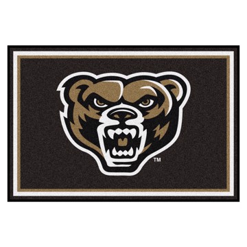 Picture of Oakland Golden Grizzlies 5X8 Plush Rug