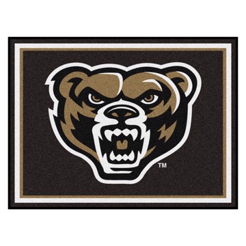 Picture of Oakland Golden Grizzlies 8X10 Plush Rug