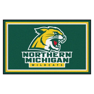 Picture of Northern Michigan Wildcats 4X6 Plush Rug