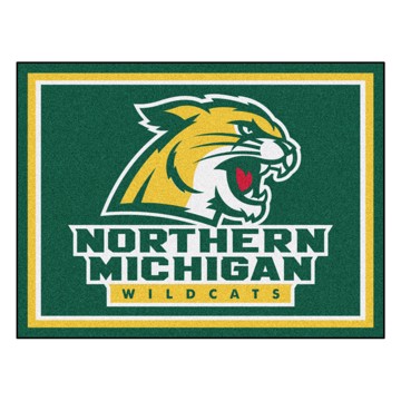 Picture of Northern Michigan Wildcats 8X10 Plush Rug