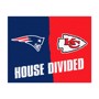 Picture of NFL House Divided - Patriots / chiefs House Divided Mat