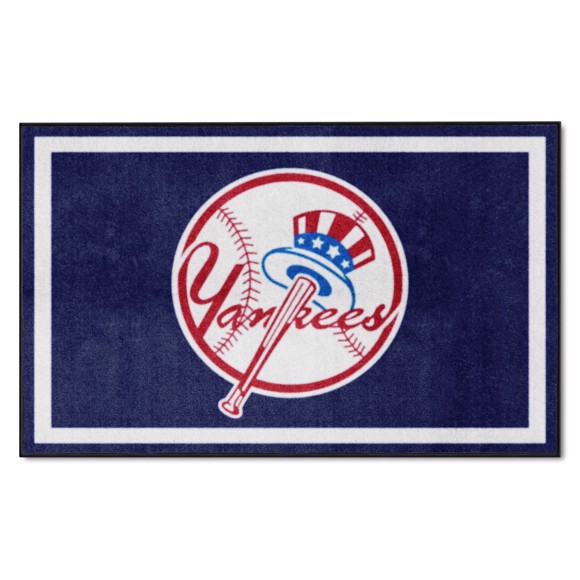 Picture of New York Yankees 4X6 Plush Rug