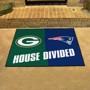 Picture of NFL House Divided - Packers / Patriots House Divided Mat