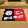 Picture of NFL House Divided - Steelers /Chiefs House Divided Mat