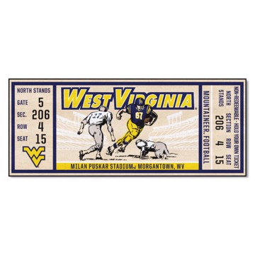 Picture of West Virginia Mountaineers Ticket Runner