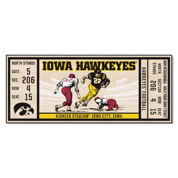 Picture of Iowa Hawkeyes Ticket Runner