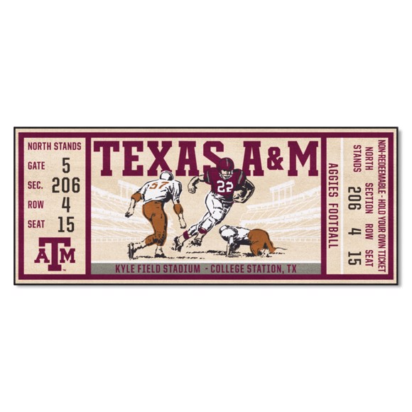 Picture of Texas A&M Aggies Ticket Runner