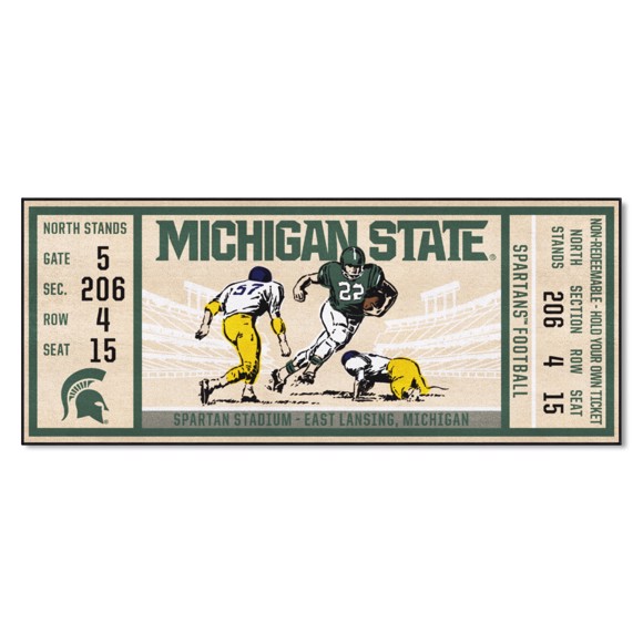 Picture of Michigan State Spartans Ticket Runner