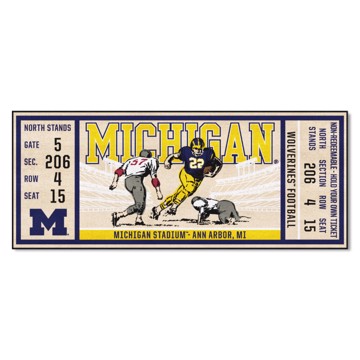 Picture of Michigan Wolverines Ticket Runner