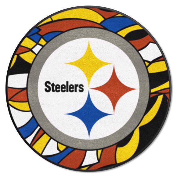 Picture of Pittsburgh Steelers NFL x FIT Roundel Mat