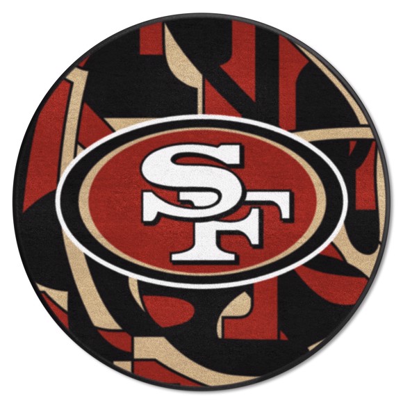 Picture of San Francisco 49ers NFL x FIT Roundel Mat