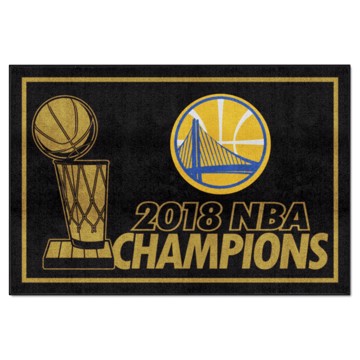 Picture of Golden State Warriors 5X8 Plush Rug