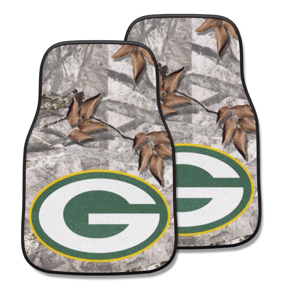 Picture of Green Bay Packers 2-pc Carpet Car Mat Set
